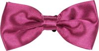 Suitable Satijnen Strik Aubergine Rood