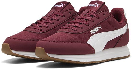 PUMA R78 Lightwind Unisex Sneakers - Team Regal Red-PUMA White-Gum - Size 44.5