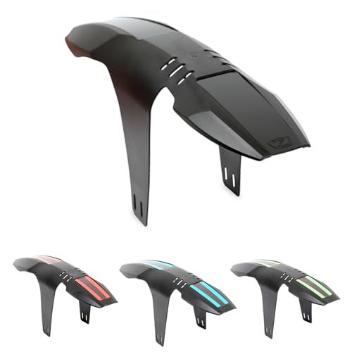 356371 Zefal Deflector Steekwielbeschermer voor volwassenen, uniseks, zwart, 360 x 78 mm