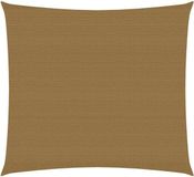 vidaXL Zonnezeil 2x2,5m HDPE Taupe