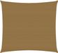 vidaXL Zonnezeil 2x2,5m HDPE Taupe