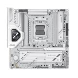 ASUS B850M AYW Gaming OC WIFI7 W, moederbord AMD Micro-ATX, DDR5-sleuf | 12 + 2 + 1 fase-voeding, PCIe 5.0, 3 sleuven M.2, WiFi 7, Realtek 2,5 GB, USB-C met 20 Gbit/s, BIOS FlashBack, Aura Sync, wit