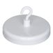 Magneet Expert® 57mm dia Ferriet Wit Geschilderde Klem Magneet met M4 Haak - 25kg Trek (Pack van 10)