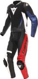 Dainese Demon Sprint Tweedelig Leren Motorfietspak - Zwart/wit/rood - Maat 58