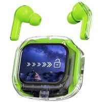 SZSMART AIRMAX6 Lite draadloze Bluetooth-hoofdtelefoon (in-ear, microfoon, LCD-touchscreen, groen)