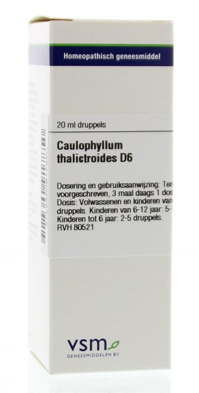 VSM Caulophyllum Thalictroides D6 Druppels 20ml