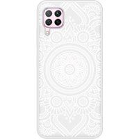 P40 Lite Mandala blanc bedrukt siliconen hoesje