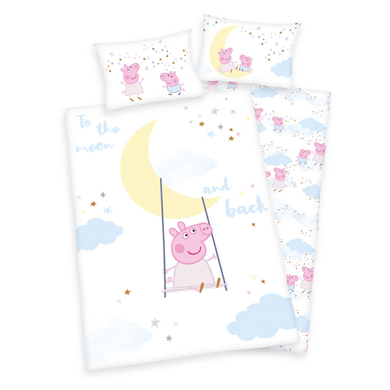 Herding HERDING Flanellen beddengoed Peppa Pig 100 x 135 cm