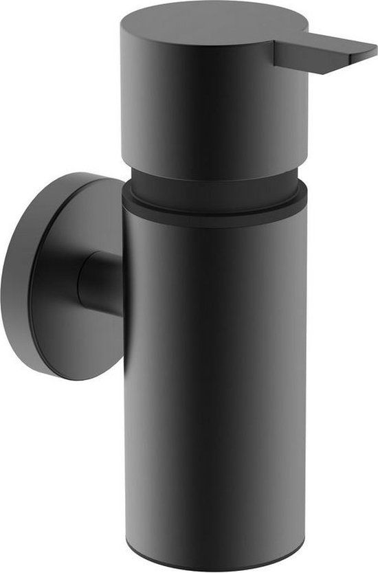 Wiesbaden Alonzo Zeepdispenser Mat Zwart - RVS - 5 jaar garantie