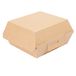 García de Pou - 50 stuks - hamburgerschelpen 'Thepack' 220 g/m2 13 x 12,5 x 6,2 cm natuurlijk karton Nano-Micro