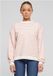 Urban Classics Oversized Striped Crewneck Trui Roze/Beige XXL