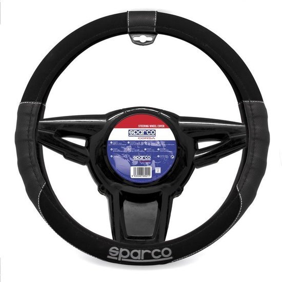 Steering Wheel Cover Sparco SP 90110 L-Sport Universal (&#216; 38 cm)
