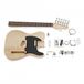 Gear4music Guitarworks Solo-Cutaway Doe-het-zelf Elektrisch Gitaarpakket