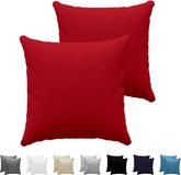 Dreamzie Kussensloop (Set van 2) – Rood Katoen - 40 x 40 cm