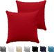 Dreamzie Kussensloop (Set van 2) – Rood Katoen - 40 x 40 cm