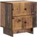 vidaXL Nachtkastje met lade Oud hout 43 x 34,5 x 47,5 cm Bewerkt hout