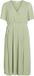 VILA VIJANELLE S/S WRAP DRESS/DC/2 Maxi jurk Dames Maat 40 Pastelgroen Polyester Korte mouw