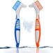 Dailygoody - Brosse à prothèse dentaire - Brosse de nettoyage - 2 pièces - Doux