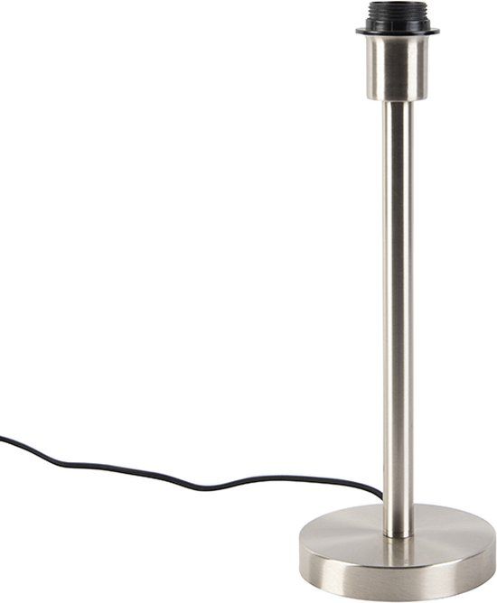 QAZQA Simplo - Modern Steel Table Lamp - E27 - 39.5cm - Without Shade