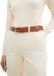 Tom Tailor - TTLISA gevlochten leren riem - Maat 85 - light brown uni