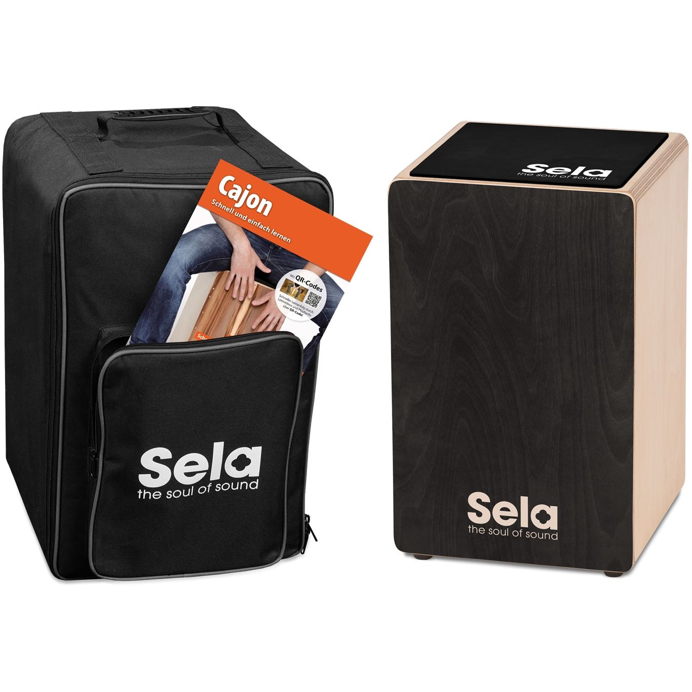 Sela SE 120 DE Primera Black Cajon Set