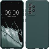 kwmobile telefoonhoesje geschikt voor Samsung Galaxy A52 / A52 5G / A52s 5G - Hoesje voor smartphone - Precisie camera uitsnede - In blauwgroen