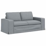 vidaXL Bank Lichtgrijs Stof 182 x 80 x 82 cm