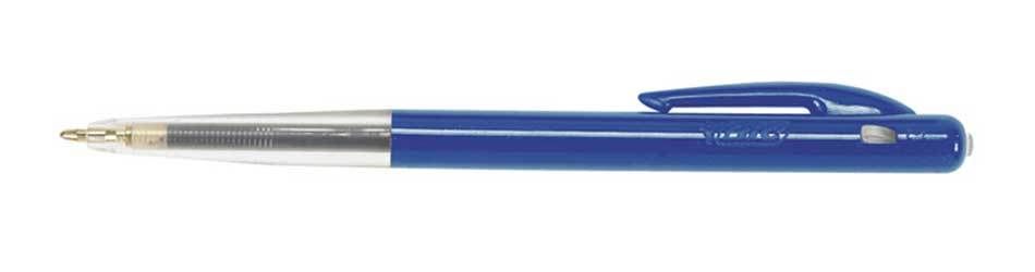 BIC M10 Clic Retractable Ballpoint Pen - Blue - Medium - 50 Pack