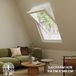 Aventara Dakraam Hor - 114 x 140 cm - Wit