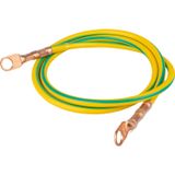 Showgear Powercore câble de mise à la terre 2,5 m, 25 mm², œillets M10