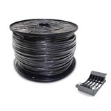 Sediles Elektrische kabel, slang, zwart, 2 x 1 mm, 300 m H05VV-F