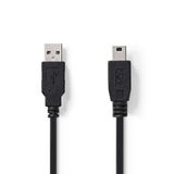Nedis CCGP60300BK10 USB-kabel 1 m Zwart
