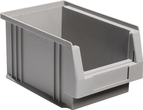 LA-KA-PE Open opbergbox PLK L230 x B150 x H125 mm PP grijs