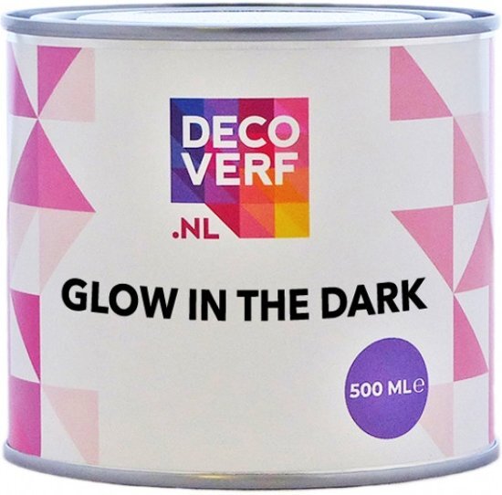 Decoverf.nl Decoverf glow in the dark verf, 500 ml