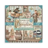 Stamperia Symphony Scrapbook Paper Pad (20.3 x 20.3cm)
