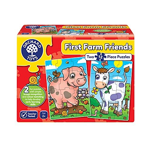 Orchard Toys 292 Eerste Farm Friends Jigsaw Puzzels, Multi