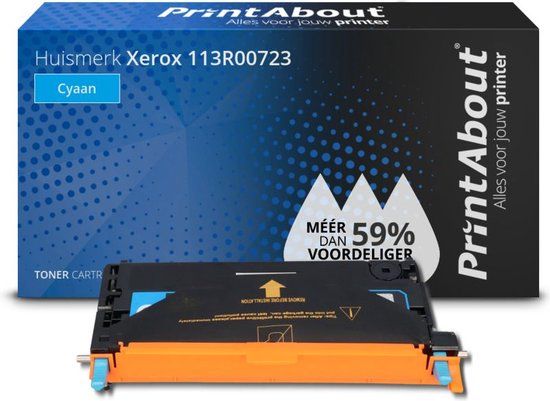 PrintAbout Toner 113R00723 Cyaan