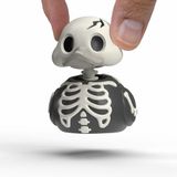 TUBBZ Mini: Halloween - Skeleton Cosplayende Rubberen Eend Vinylfiguur