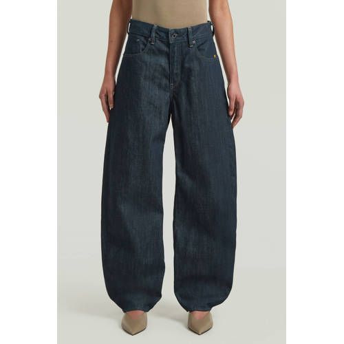 G-STAR high waist barrel jeans - donkerblauw