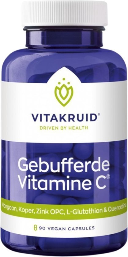 Vitakruid Gebufferde Vitamine C Vega-Capsules 100st