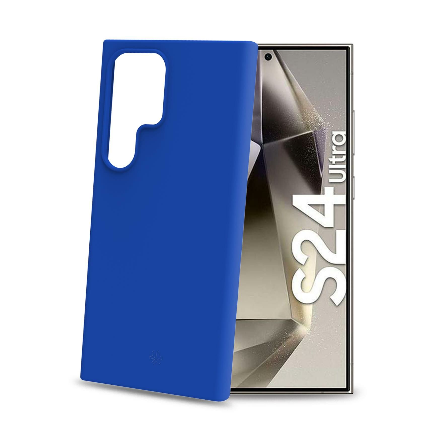 Celly Cromo TPU Back Cover Hoes Blauw voor Samsung Galaxy S24 Ultra