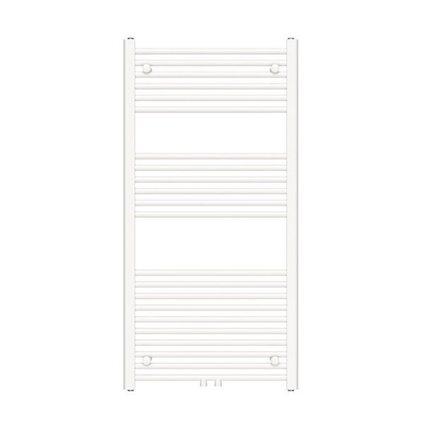 Adema Basic radiator 60x120cm recht middenaansluiting wit