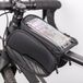 Forever Sacoche de vélo avec étui de téléphone amovible noir