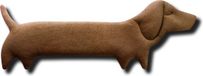 Leschi Coussin chauffant Winston the Dog - Caramel/brun