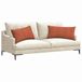 vidaXL - Zitkussens - 2 stuks - Rood - Oranje - 80 x 40 cm - Corduroy stof
