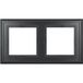 Homematic IP Glas - Cadre de recouvrement - 2 éléments - Noir