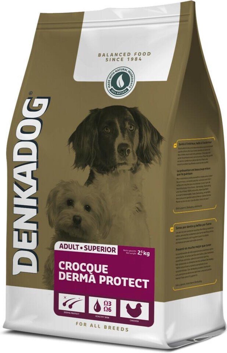 DENKADOG 4x Crocque Derma Protect 2,5 kg