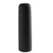 Merkloos / Sans marque Thermosfles Athena - RVS - 500 ml - zwart