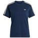 adidas Originals T-shirt en dentelle à 3 bandes, taille Medium