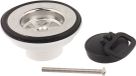 KIRCHHOFF Valve de vidange - 1 1/2"BU x 85 mm - Valve à panier avec bouchon 45,5 mm